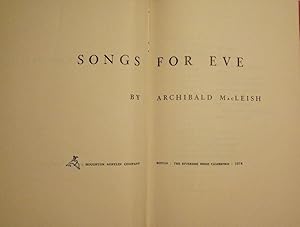 SONGS FOR EVE