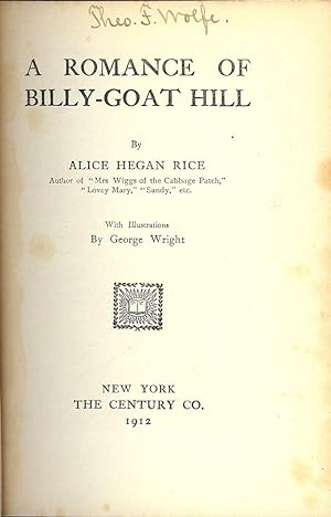 A ROMANCE OF BILLY-GOAT HILL