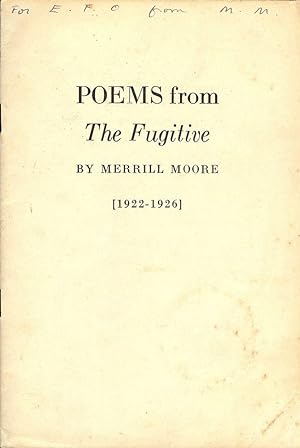 POEMS FROM THE FUGITIVE [1922-1926]