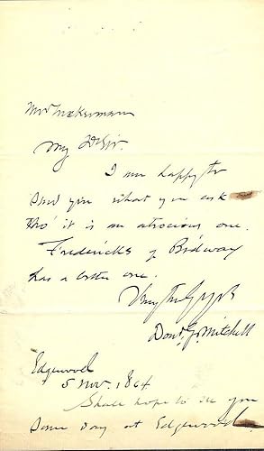 Autograph Letter Signed