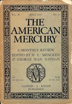 M'Liss and Louie in The American Mercury, July 1924