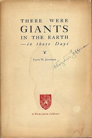 THERE WERE GIANTS IN THE EARTH IN THOSE DAYS