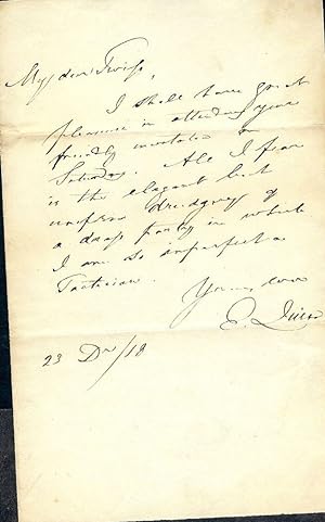 Autograph Letter Signed