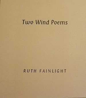 Image du vendeur pour TWO WIND POEMS mis en vente par Antic Hay Books