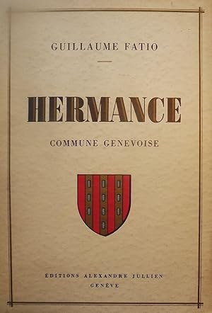 Imagen del vendedor de HERMANCE COMMUNE GENEVOISE a la venta por Antic Hay Books