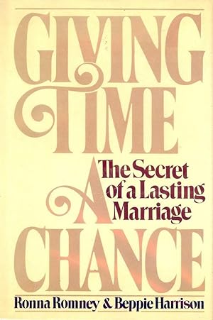 Imagen del vendedor de GIVING TIME A CHANCE a la venta por Antic Hay Books