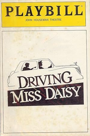 Imagen del vendedor de DRIVING MISS DAISY PLAYBILL PROGRAM a la venta por Antic Hay Books