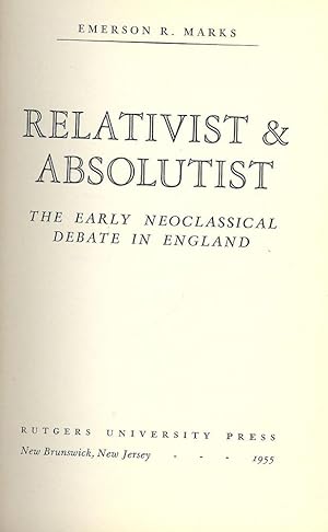 RELATIVIST AND ABSOLUTIST