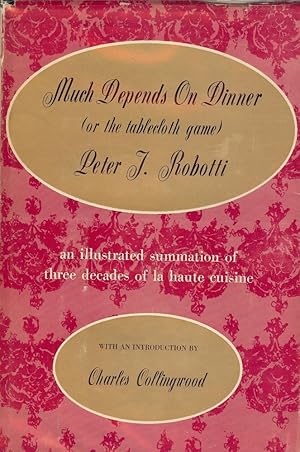 Seller image for MUCH DEPENDS ON DINNER (THE TABLECLOTH GAME) for sale by Antic Hay Books