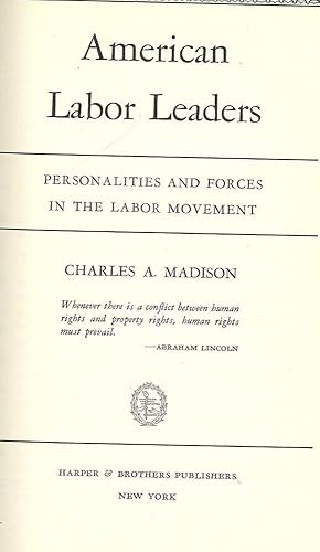 AMERICAN LABOR LEADERS