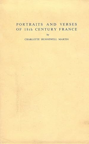 PORTRAITS AND VERSES OF 18TH CENTURY FRANCE