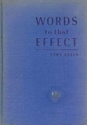 WORDS TO THAT EFFECT