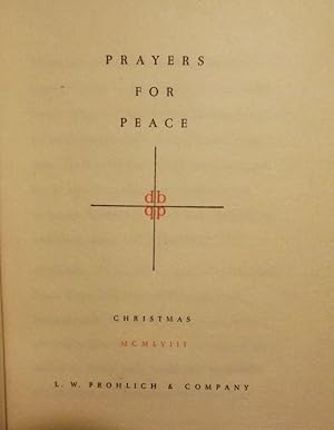 Seller image for PRAYERS FOR PEACE: CHRISTMAS for sale by Antic Hay Books