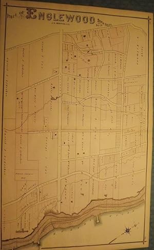 BERGEN COUNTY: ENGLEWOOD 1876 MAP