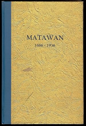 Seller image for MATAWAN 1686-1936 for sale by Antic Hay Books