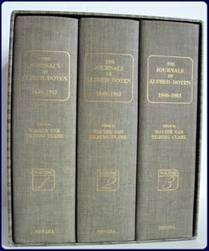 Imagen del vendedor de THE JOURNALS OF ALFRED DOTEN, 1849-1903. Edited by Walter Van Tilburg Clark. a la venta por Parnassus Book Service, Inc