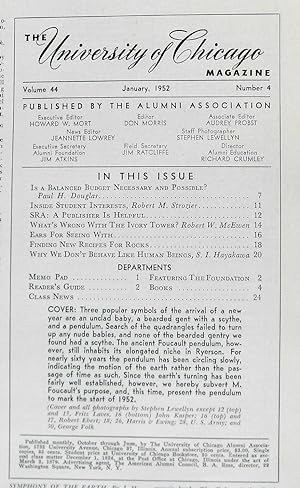 University of Chicago Magazine - January 1952: Contains Shasta ...