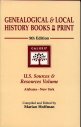 Genealogical & Local History Books In Print Fifth Edition: U.S. Sources & Resources Volume Alabam...