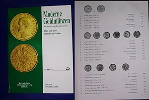 Auktion 25 - Moderne Goldmünzen aus dem 19. und 20. Jahrhundert