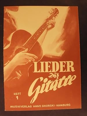 Imagen del vendedor de Lieder zur Gitarre - Heft 1 a la venta por Buchantiquariat Uwe Sticht, Einzelunter.