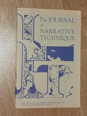 Seller image for The Journal of narrative Technique Volume 12. No. 3, Fall 1982 for sale by Dublin Bookbrowsers