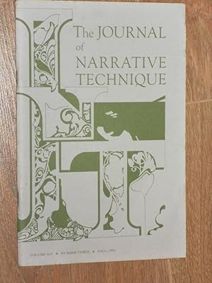 Seller image for The Journal of narrative Technique Volume 6 Number 3 Fall 1976 for sale by Dublin Bookbrowsers