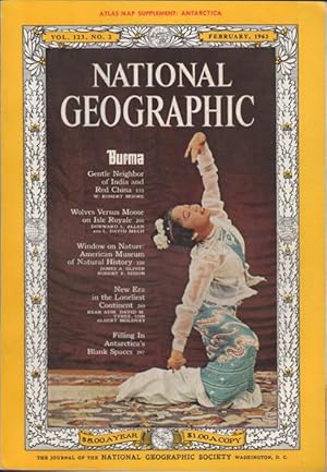 Bild des Verkufers fr "Burma Gentle Neighbor of India and China," The National Geographic Magazine, February, 1963. Vol. 123, No. 2 zum Verkauf von Kaaterskill Books, ABAA/ILAB