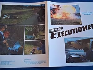 One-Armed Executioner (1983) Original Four-Page Promotional Promo Movie Theater Film Publicity Br...