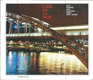 Seller image for L'OEIL DE LA NUIT : NUIT BLANCHE 2003 - PARCOURS PARIS RIVE GAUCHE for sale by The land of Nod - art & books