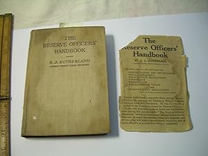 Seller image for The Reserve Officers Handbook : 1917 Edition [Critical / Practical Study ; Review ; Reference ; Biographical ; Detailed in Depth Research ; Practice and Process explained] for sale by GREAT PACIFIC BOOKS