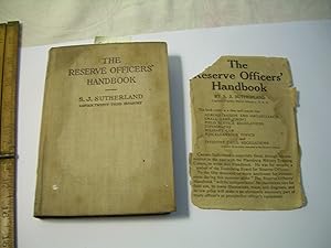 Immagine del venditore per The Reserve Officers Handbook : 1917 Edition [Critical / Practical Study ; Review ; Reference ; Biographical ; Detailed in Depth Research ; Practice and Process explained] venduto da GREAT PACIFIC BOOKS