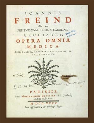 Opera omnia medica. Editio altera, Londinensi multo correctior et accuratior.