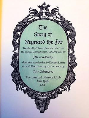 THE STORY OF REYNARD THE FOX