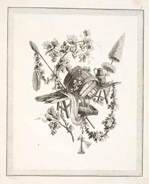 Seller image for 4me cahier de groupes de fleurs et attributs pastorales for sale by Hnersdorff Rare Books ABA ILAB