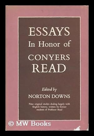 Seller image for Essays in Honor of Conyers Read for sale by MW Books