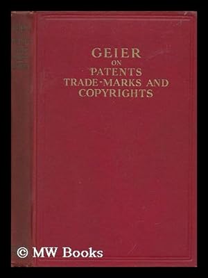 Image du vendeur pour Patents, Trade-Marks and Copyrights, Law and Practice mis en vente par MW Books Ltd.