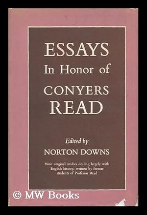 Seller image for Essays in Honor of Conyers Read for sale by MW Books Ltd.