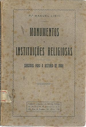 MONUMENTOS E INSTITUIÇÕES RELIGIOSAS: Subsídios para a história de Ovar