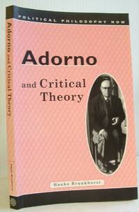 Immagine del venditore per Adorno and Critical Theory venduto da Peter Sheridan Books Bought and Sold