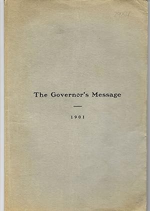 INAUGURAL MESSAGE BY GOVERNOR ROBERT M. LA FOLLETTE TO THE WISCONSIN LEGISLATURE. REGULAR SESSION...