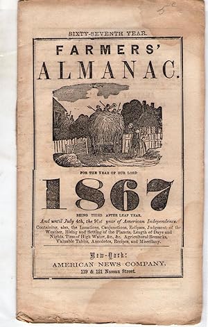 FARMERS' ALMANAC 1867