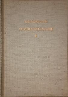 Bild des Verkufers fr Sddeutschland. Bd. 2: Die einzelnen Landschaften. zum Verkauf von Antiquariat Johann Forster