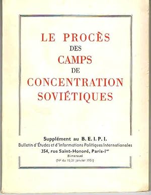 Le procès des camps de concentration soviétiques