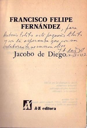 Imagen del vendedor de FRANCISCO FELIPE FERNANDEZ [Firmado / Signed] a la venta por Buenos Aires Libros