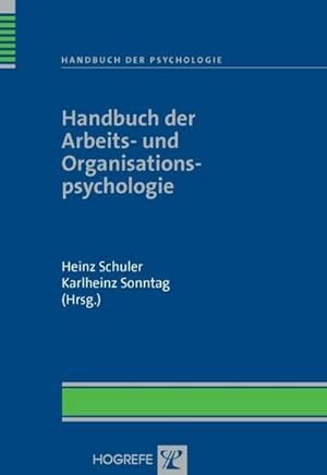 Immagine del venditore per Handbuch der Arbeits- und Organisationspsychologie venduto da AHA-BUCH GmbH