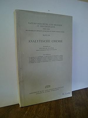 Bild des Verkufers fr Analytische Chemie (Naturforschung und Medizin in Deutschland 1939 - 1946, Band 29) zum Verkauf von Antiquarische Bcher Schmidbauer