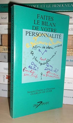 Seller image for FAITES LE BILAN DE VOTRE PERSONNALITE for sale by Planet's books