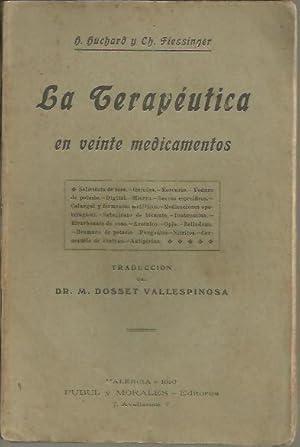 Immagine del venditore per LA TERAPEUTICA DE VEINTE MEDICAMENTOS. venduto da Librera Javier Fernndez