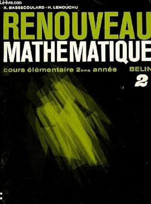 Seller image for RENOUVEAU MATHEMATIQUE / COURS ELEMENTAIRE - 2me ANNEE / CAHIER N2 / LIVRE DU MAITRE - SPECIMEN. for sale by Le-Livre
