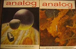 Imagen del vendedor de Analog: Science Fact / Science Fiction -- March & April 1963, ( 2 Issues ) featuring "Frigid Fracas" by Mack Reynolds - The Happy Man, Spanner in the Works, Not in the Literature, Which Stars Have Planets?, Iceberg from Earth, A Slight Case of Limbo a la venta por Nessa Books